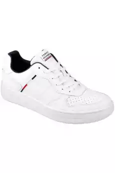 SNEAKERSY MĘSKIE TOMMY HILFIGER XM0XM02028 BIAŁE Odzież obuwie dodatki Obuwie męskie