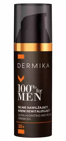 Dermika 100 For Men silnie nawilżający krem dla mężczyzn 30 50ml Zdrowie i uroda Kosmetyki i akcesoria Pielęgnacja twarzy Kremy do twarzy