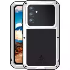 Etui Pancerne szkło LOVE MEI Powerful do Galaxy A34 5G srebrne Telefony i akcesoria Akcesoria telefoniczne Etui