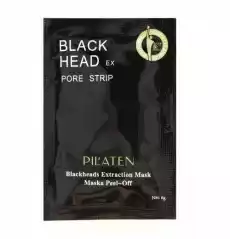 Pilaten Blackhead Pore Strip czarna maska z węglem bambusowym saszetka 6g Zdrowie i uroda Kosmetyki i akcesoria Pielęgnacja twarzy