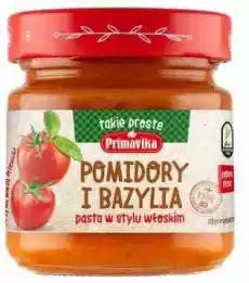 Pomidory i bazylia pasta w stylu włoskim 160g PRIMAVIKA Artykuły Spożywcze