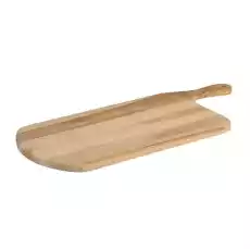 Deska podłużna drewno teak 45x19 cm Dom i ogród Wyposażenie kuchni Akcesoria kuchenne Deski kuchenne