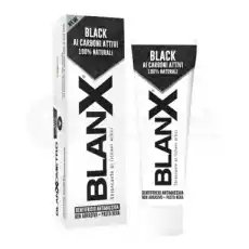 Blanx Black pasta do zębów aktywny Węgiel 75ml Zdrowie i uroda Kosmetyki i akcesoria Kosmetyki dla mężczyzn Męskie kosmetyki do pielęgnacji twarzy