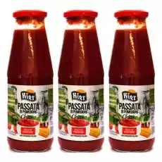 3 x Passata Classic Butelka 720 ml 680 g Kier Artykuły Spożywcze