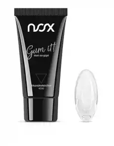 4090 Akrylożel NOX Gum it Transparentny 60 g Zdrowie i uroda Kosmetyki i akcesoria Manicure i pedicure Lakiery do paznokci