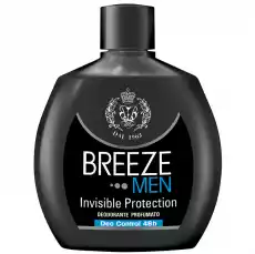 Breeze Men Invisible Protection dezodorant No Gas Squeeze 100ml Zdrowie i uroda Perfumy i wody Zapachy męskie Antyperspiranty i dezodoranty męskie