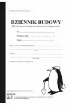 Dziennik budowy DB1 A4 Biuro i firma Akcesoria biurowe Artykuły papiernicze