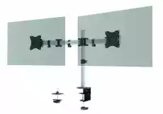 Uchwyt SELECT do 2 monitorów z mocowaniem do stołu Komputery Monitory Akcesoria do monitorów