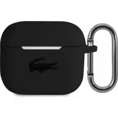 Etui Lacoste Silicone do AirPods 3 czarne Sprzęt RTV Audio Akcesoria Audio