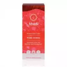 Khadi Natural Hair Colour henna do włosów Naturalna Czerwona ruda 100 g Zdrowie i uroda Kosmetyki i akcesoria Pielęgnacja i stylizacja włosów