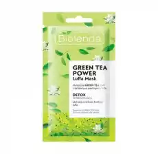 Bielenda Green Tea Power Luffa Mask detoksykująca maseczka 2w1 z delikatnym peelingiem 8g Zdrowie i uroda Kosmetyki i akcesoria Pielęgnacja twarzy Maseczki