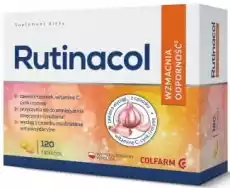 Colfarm Rutinacol 120 T Przy Przyziębieniu Grypie Zdrowie i uroda Zdrowie Witaminy minerały suplementy diety