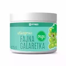 FitRec Fajna Galaretka Vege Winogrono 175g Artykuły Spożywcze