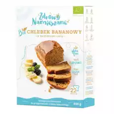 Chlebek Bananowy z Chia Bezglutenowy Bio 400 g Zdrowo Namieszane Artykuły Spożywcze