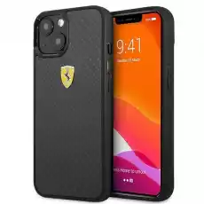 Ferrari FEHCP13SFCABK iPhone 13 mini 54 czarnyblack hardcase On Track Real Carbon Telefony i akcesoria Akcesoria telefoniczne Etui