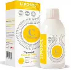 LIPOSOL LIPOSOMALNA WITAMINA C 1000 BUFOROWANA BEZSMAKOWA 250ML Zdrowie i uroda Zdrowie Witaminy minerały suplementy diety