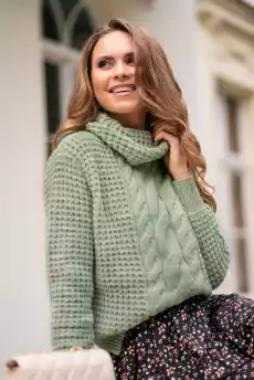 Sweter Sevenel Green Odzież obuwie dodatki Odzież damska Swetry damskie