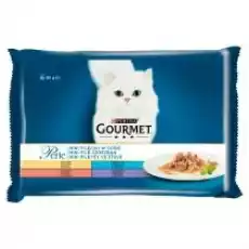 Gourmet Perle karma mokra dla kotów kolekcja mini filecików w sosie 4 x 85 g Dom i ogród Artykuły zoologiczne Koty