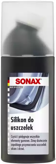 SONAX Gummi Pflege Silikon do konserwacji uszczelek gumy 100ml Motoryzacja Pielęgnacja samochodu Pozostałe preparaty samochodowe