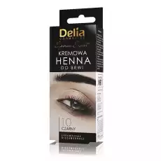 Delia Eyebrow Expert kremowa henna do brwi 10 Czerń 15ml Zdrowie i uroda Kosmetyki i akcesoria Makijaż i demakijaż Makijaż oczu