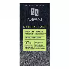 AA Men Natural Care krem przeciwzmarszczkowy 50ml Zdrowie i uroda Kosmetyki i akcesoria Kosmetyki dla mężczyzn