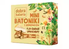 Dobra Kaloria Mini Batoniki z nerkowców a039la sernik waniliowy 102g Sport i rekreacja Odżywki i suplementy