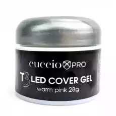 T3 LED Cover Żel Samopoziomujący Warm Pink 28 g Zdrowie i uroda Kosmetyki i akcesoria Manicure i pedicure