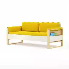 Sofa Loft szer 195 cm z materacem bocznymi i tylnymi poduszkami Plus Timoore Dom i ogród Meble Salon Sofy i wersalki