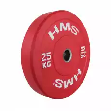 Obciążenie olimpijskie gumowane CBR25 25 kg HMS Sport i rekreacja Siłownia i fitness Obciążenia