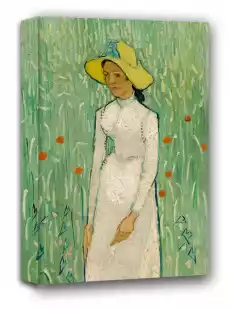 Girl in White Vincent van Gogh obraz na płótnie Wymiar do wyboru 20x30 cm Dom i ogród Wyposażenie wnętrz Dekoracja Obrazy Ramy Fototapety