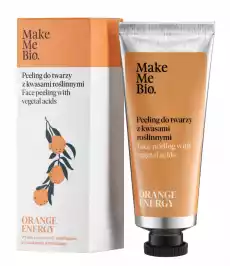 Make Me Bio Orange Energy peeling do twarzy z kwasami roślinnymi 40ml Zdrowie i uroda Kosmetyki i akcesoria Pielęgnacja twarzy Peelingi i scruby do twarzy