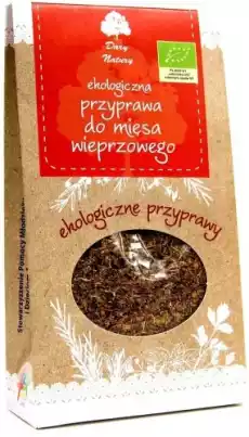 PRZYPRAWA DO MIĘSA WIEPRZOWEGO BIO 40 g DARY NATURY Artykuły Spożywcze Zioła