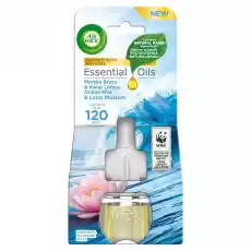 Essential Oils wkład do elektrycznego odświeżacza Morska Bryza i Kwiat Lotosu 19ml Dom i ogród Wyposażenie wnętrz Świece i aromaterapia