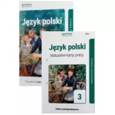 Język polski 3 Podręcznik i maturalne karty pracy dla klasy 3 liceum i technikum Zakres podstawowy Szkoły ponadpodstawowe Książki Podręczniki i lektury