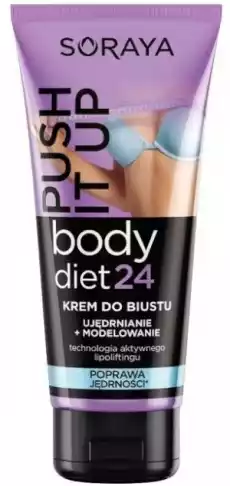 Soraya Body Diet 24 krem do biustu 150ml Zdrowie i uroda Kosmetyki i akcesoria Pielęgnacja ciała Kremy i masła do ciała