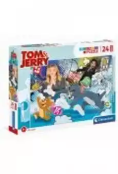 Puzzle maxi 24 el Supercolor TomJerry Dla dziecka Zabawki Puzzle