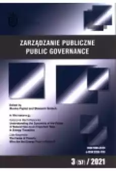 Zarządzanie Publiczne 3 57 2021 Książki Czasopisma