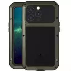 Etui pancerne szkło LOVE MEI iPhone 13 Pro zielone Telefony i akcesoria Akcesoria telefoniczne Etui