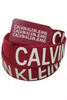 PASEK DAMSKI CALVIN KLEIN JEANS C20C200054 BORDOWY Odzież obuwie dodatki Galanteria i dodatki PaskiKlamry