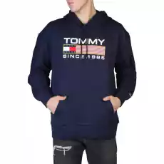 Bluza marki Tommy Hilfiger model DM0DM15009 kolor Niebieski Odzież męska Sezon JesieńZima Odzież obuwie dodatki