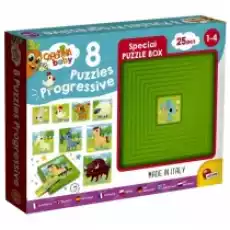 Carotina Baby Puzzle progresywne Farma Lisciani Dla dziecka Zabawki Puzzle