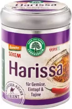 HARISSA MIESZANKA PRZYPRAW BIO 70 g LEBENSBAUM Artykuły Spożywcze Zioła