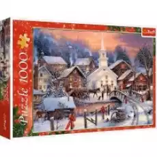 Puzzle 1000 el Białe Święta Trefl Dla dziecka Zabawki Puzzle