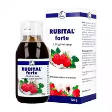 RUBITAL Forte syrop 125ml Zdrowie i uroda Zdrowie Leki Przeziębienie i grypa