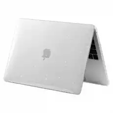 Etui Tech Protect SmartShell do Macbook Air 13 2022 M2 przezroczyste brokatowe Telefony i akcesoria Akcesoria telefoniczne Etui