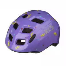 Kask rowerowy Kellys ZIGZAG Kolor fioletowy Rozmiar XS Sport i rekreacja Rowery i akcesoria Akcesoria rowerowe Kaski rowerowe