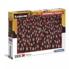 Puzzle 1000 el Niemożliwe Netflix La Casa de Papel Clementoni Dla dziecka Zabawki Puzzle