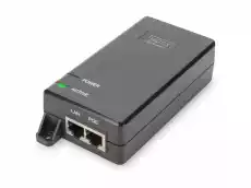 Digitus ZasilaczAdapter PoE 8023at max 48V 30W Gigabit 101001000Mbps aktywny Komputery Akcesoria komputerowe Inne akcesoria komputerowe