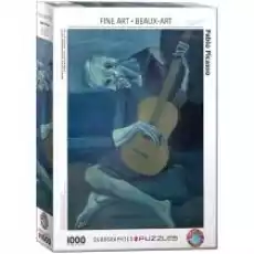 Puzzle 1000 el Starzec grający na gitarze Picasso Eurographics Dla dziecka Zabawki Puzzle