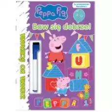 Peppa Pig Zadania do ścierania Baw się dobrze Książki Dla dzieci